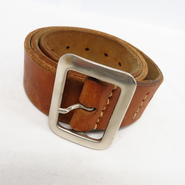 実際に弊社で買取させて頂いたSUGAR CANE/シュガーケーン ORIGINAL STYLE LEATHER MAN MADE MATERIAL 革製/レザーベルト Size：34