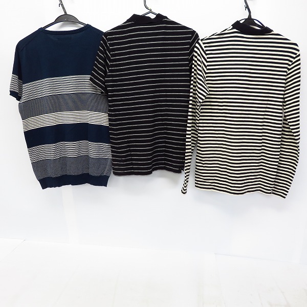 実際に弊社で買取させて頂いたFACTOTUM/ファクトタム 長袖/半袖 ポロシャツ/ボーダーカットソー Size：46 3点セットの画像 1枚目