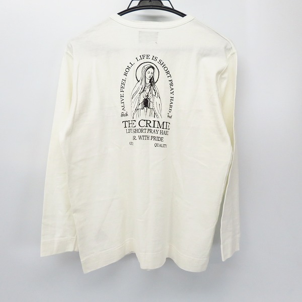 実際に弊社で買取させて頂いたCRIMIE/クライミー マリア プリント ロングスリーブ/長袖 ヘンリーネック カットソー/Tシャツ/ロンT Size：Lの画像 1枚目