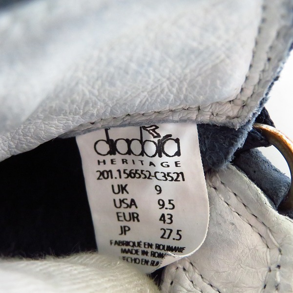 実際に弊社で買取させて頂いたDIADORA/ディアドラ ヘリテージ  HERITAGE エキップ EQUIPE S. SW/27.5の画像 5枚目