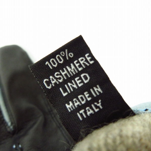 実際に弊社で買取させて頂いたBARNEYS NEWYORK/バーニーズニューヨーク レザー グローブ/手袋/8の画像 4枚目