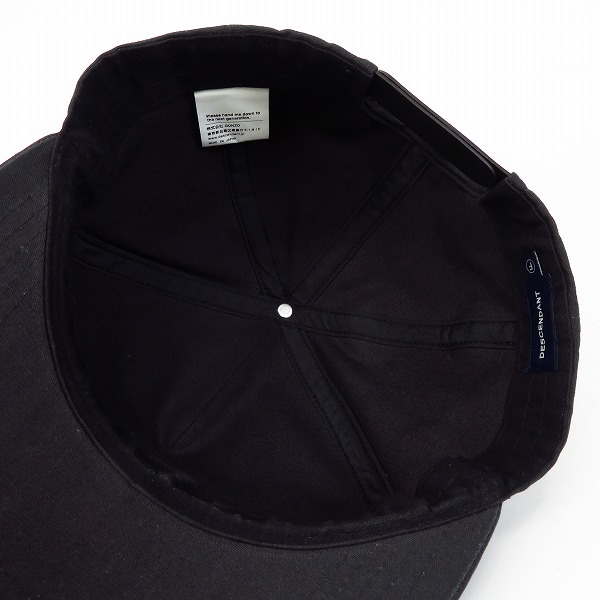 実際に弊社で買取させて頂いたDESCENDANT/ディセンダント BOX/MIAMI CAP ボックスロゴ スナップバックキャップ/Fの画像 4枚目
