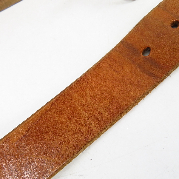 実際に弊社で買取させて頂いたSUGAR CANE/シュガーケーン ORIGINAL STYLE LEATHER MAN MADE MATERIAL 革製/レザーベルト Size：34の画像 3枚目
