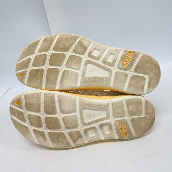 実際に弊社で買取させて頂いたKEEN/キーン UNEEK ユニーク サンダル ホワイト 1014098/28.0の画像 2枚目