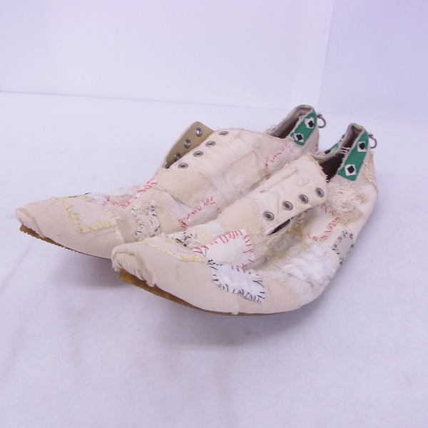 UNDERCOVER/アンダーカバー 2003SS パッチワーク SCAB期 瘡蓋シューズ