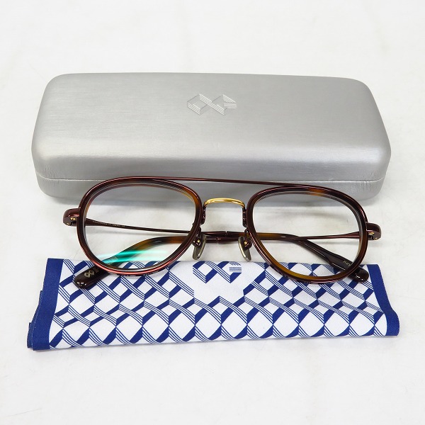 実際に弊社で買取させて頂いたOG×OLIVER GOLDSMITH/オージーバイオリバーゴールドスミス 眼鏡フレーム Key-2-013 の画像 7枚目