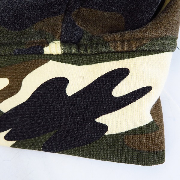 実際に弊社で買取させて頂いたHYDROGEN/ハイドロゲン 迷彩/カモ柄 スカル刺繍パーカー Sの画像 7枚目