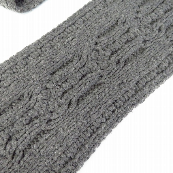 実際に弊社で買取させて頂いたBURBERRY BLUE LABEL/バーバリーブルーレーベル フリンジ付マフラーの画像 5枚目