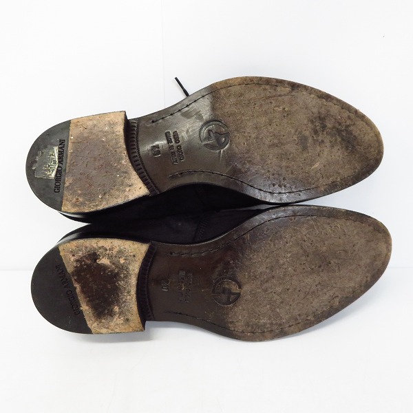 実際に弊社で買取させて頂いたGIORGIO ARMANI/ジョルジオアルマーニ ハラコレザーシューズ/40の画像 2枚目