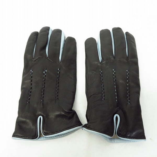 実際に弊社で買取させて頂いたBARNEYS NEWYORK/バーニーズニューヨーク レザー グローブ/手袋/8の画像 1枚目