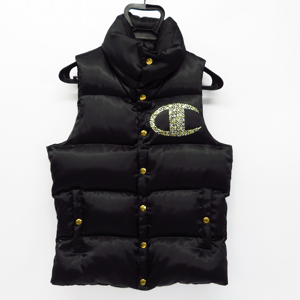 実際に弊社で買取させて頂いたDRESSCAMP×Champion/ドレスキャンプ×チャンピオン ブラック ロゴスタッズ ダウンベスト/S