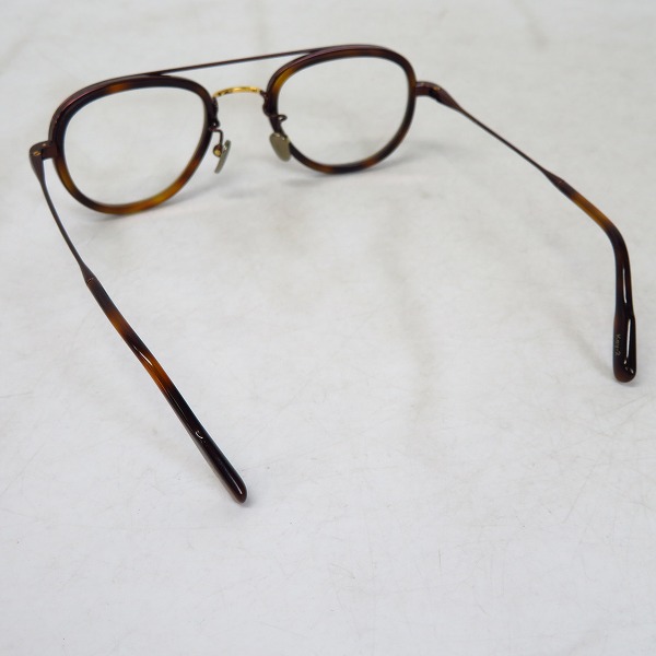 実際に弊社で買取させて頂いたOG×OLIVER GOLDSMITH/オージーバイオリバーゴールドスミス 眼鏡フレーム Key-2-013 の画像 1枚目