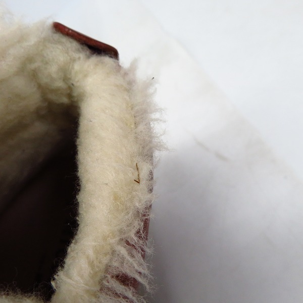 実際に弊社で買取させて頂いたBIRKENSTOCK Footprints/ビルケンシュトック フットプリンツ ファーライニング レースアップブーツ Size：42の画像 6枚目