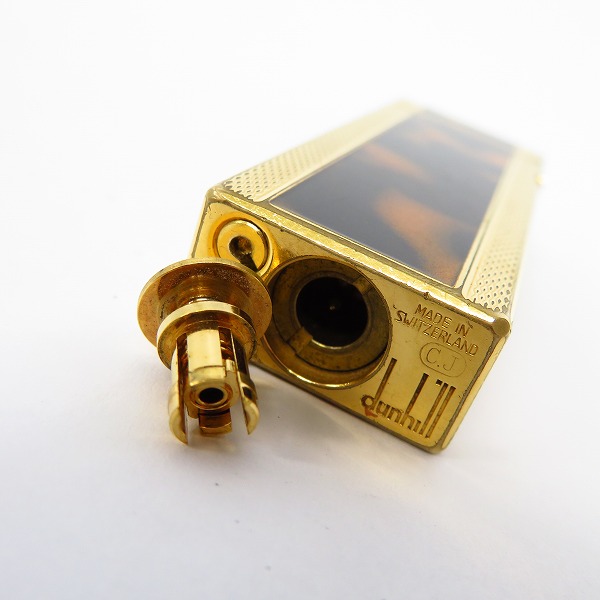 実際に弊社で買取させて頂いたdunhill/ダンヒル ローラーガスライター ゴールドの画像 2枚目