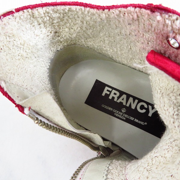 実際に弊社で買取させて頂いたGOLDEN GOOSE/ゴールデングース FRANCY/フランシー スエードシューズ/40の画像 4枚目