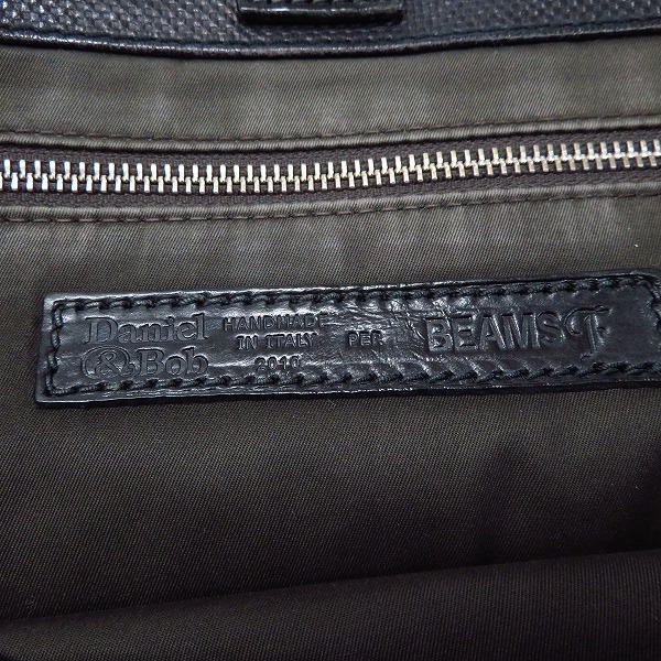 実際に弊社で買取させて頂いたDaniel&Bob×BEAMS F/ダニエル&ボブ×ビームス エフ レザーハンドバッグの画像 4枚目