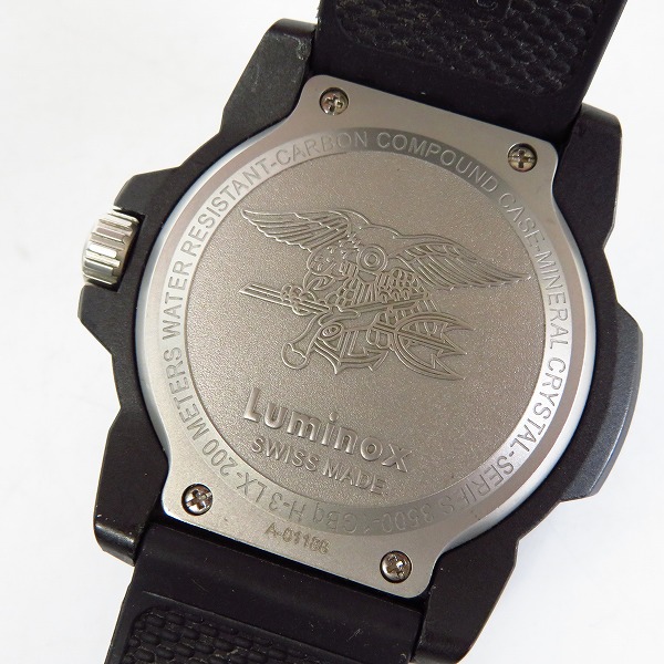 実際に弊社で買取させて頂いたLUMINOX/ルミノックス ネイビーシールズ 3500シリーズ 腕時計/XS.3501の画像 3枚目
