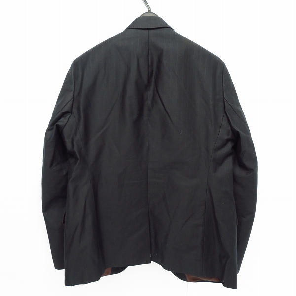 実際に弊社で買取させて頂いたHUGO BOSS/ヒューゴ ボス ストライプ柄 1BT/1ボタン テーラードジャケット Size：54の画像 1枚目