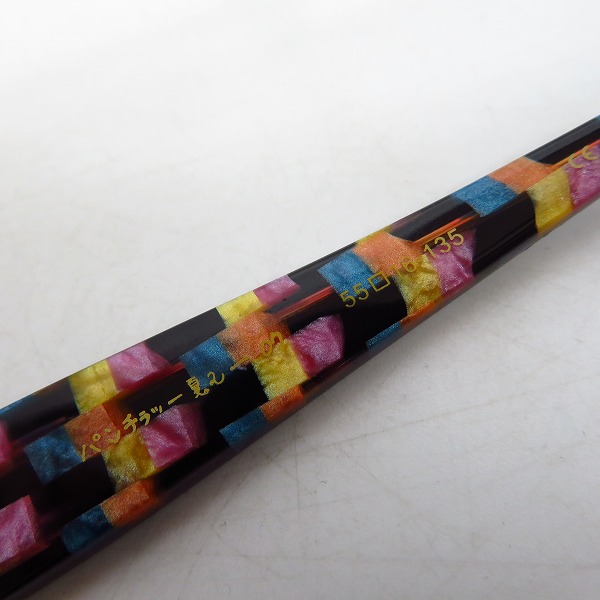 実際に弊社で買取させて頂いたLESS THAN HUMAN/レスザンヒューマン パンチラッ-夏2-07 成宮寛貴 度入り/眼鏡/メガネフレームの画像 6枚目