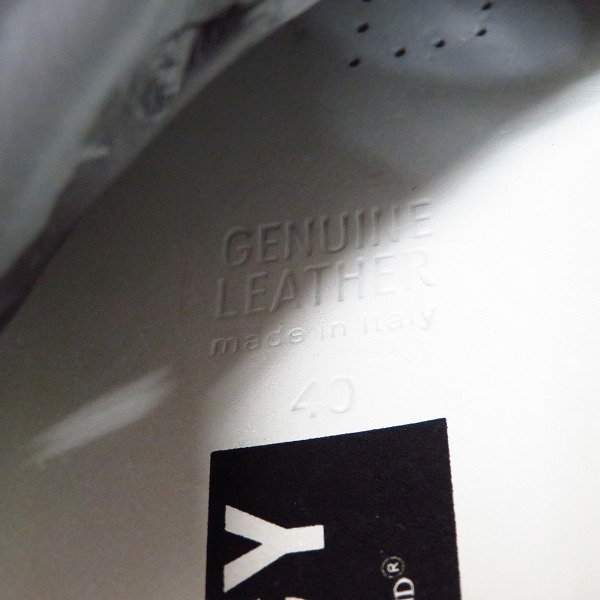 実際に弊社で買取させて頂いたGOLDEN GOOSE/ゴールデングース フランシー ブラックパーム レザーシューズ/40の画像 5枚目