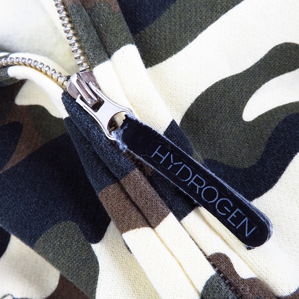 実際に弊社で買取させて頂いたHYDROGEN/ハイドロゲン 迷彩/カモ柄 スカル刺繍パーカー Sの画像 5枚目
