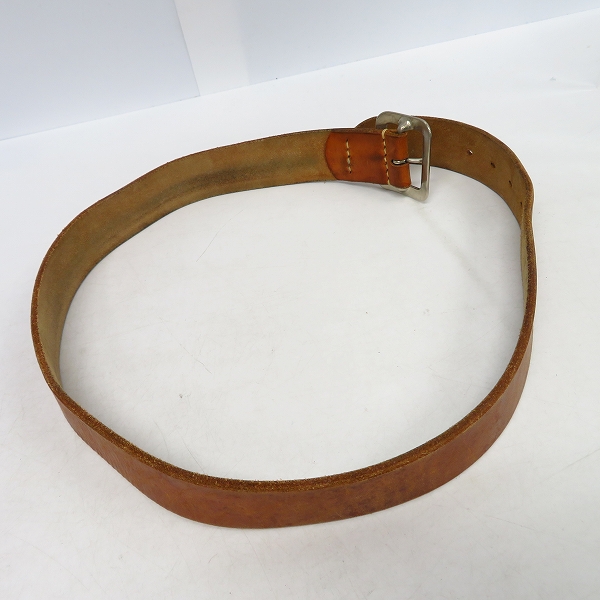実際に弊社で買取させて頂いたSUGAR CANE/シュガーケーン ORIGINAL STYLE LEATHER MAN MADE MATERIAL 革製/レザーベルト Size：34の画像 5枚目