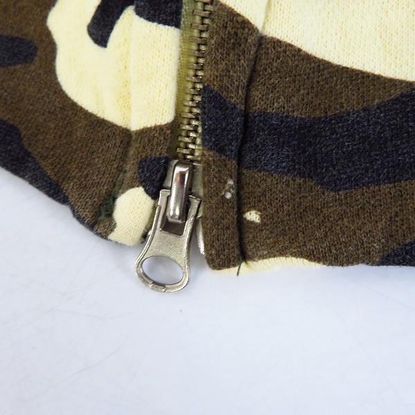 実際に弊社で買取させて頂いたHYDROGEN/ハイドロゲン 迷彩/カモ柄 スカル刺繍パーカー Sの画像 6枚目