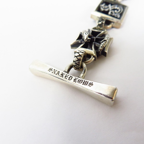 実際に弊社で買取させて頂いたDEALDESIGN/ディールデザイン SNAKED LOWS/スネイキッドロウズ ブレスレット sn-001の画像 1枚目