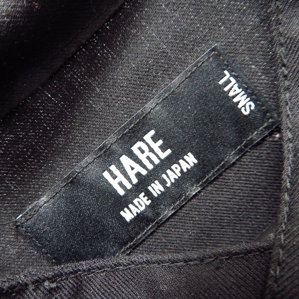 実際に弊社で買取させて頂いたHARE/ハレ ノーカラー シャツ 長袖 日本製/Sの画像 2枚目