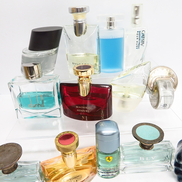実際に弊社で買取させて頂いたBVLGARI/ブルガリ dunhill/ダンヒル他 メンズ香水 フレグランス 10点↑ おまとめの画像 1枚目
