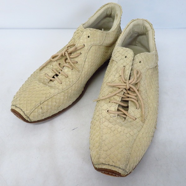 実際に弊社で買取させて頂いたGIORGIO ARMANI/ジョルジオアルマーニ パイソンレザー/シューズ/40