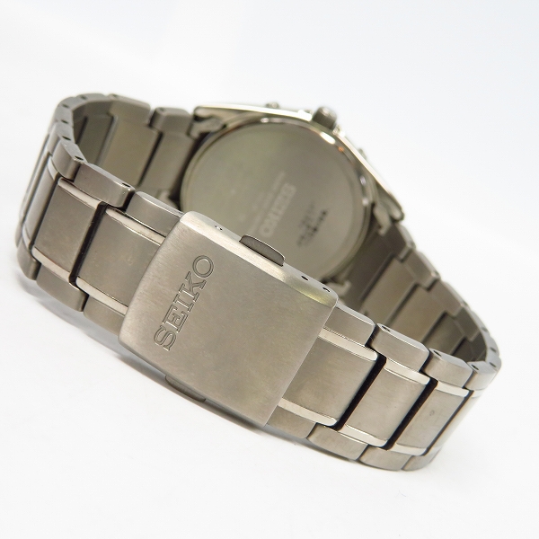 実際に弊社で買取させて頂いたSEIKO/セイコー SPIRIT/スピリット ソーラー電波 腕時計 SBTM217の画像 3枚目