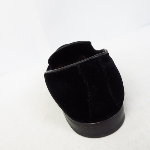実際に弊社で買取させて頂いたGIORGIO ARMANI/ジョルジオアルマーニ ベロアシューズ/スリッポン/41の画像 7枚目