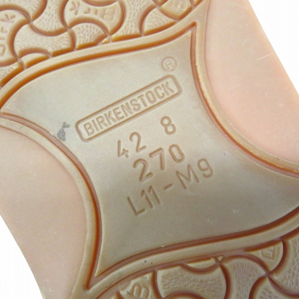 実際に弊社で買取させて頂いたBIRKENSTOCK Footprints/ビルケンシュトック フットプリンツ ファーライニング レースアップブーツ ブラック 42の画像 6枚目