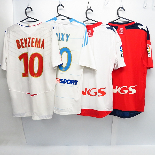 実際に弊社で買取させて頂いた【未使用含む】adidas/DIADORA等 オリンピックリヨン/オリンピックマルセイユ/CAオサスナ ユニフォーム 4点セットの画像 1枚目