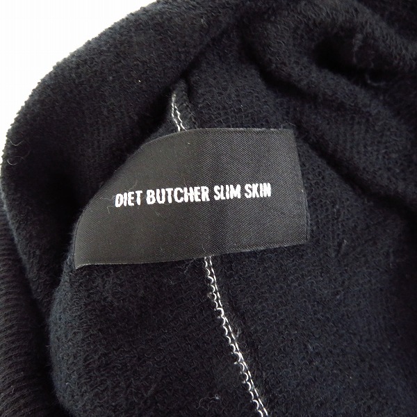 実際に弊社で買取させて頂いたDIET BUTCHER SLIM SKIN/ダイエットブッチャースリムスキン ステッチ入 サルエルスウェットパンツの画像 2枚目