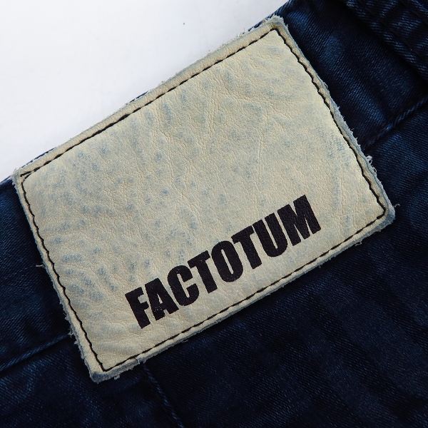実際に弊社で買取させて頂いたFACTOTUM/ファクトタム ジッパーフライ ハーフパンツ/29の画像 2枚目