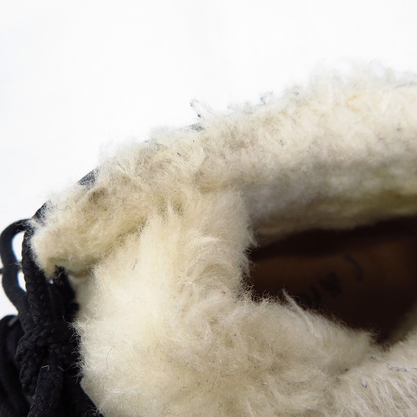 実際に弊社で買取させて頂いたBIRKENSTOCK Footprints/ビルケンシュトック フットプリンツ ファーライニング レースアップブーツ ブラック 42の画像 5枚目
