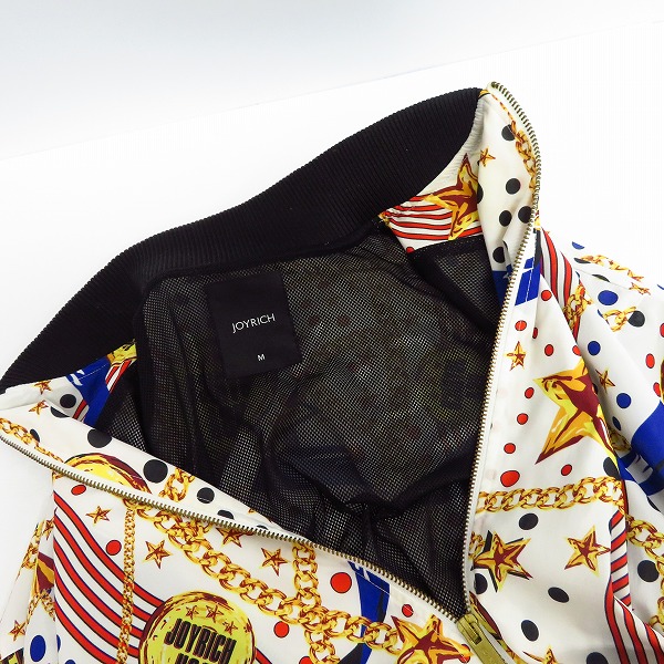 実際に弊社で買取させて頂いたJOYRICH/ジョイリッチ 総柄 デザインジップブルゾン/Mの画像 5枚目