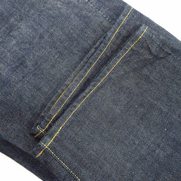 実際に弊社で買取させて頂いたCHALLENGER/チャレンジャー NARROW リジッド インディゴデニムパンツ/XLの画像 7枚目
