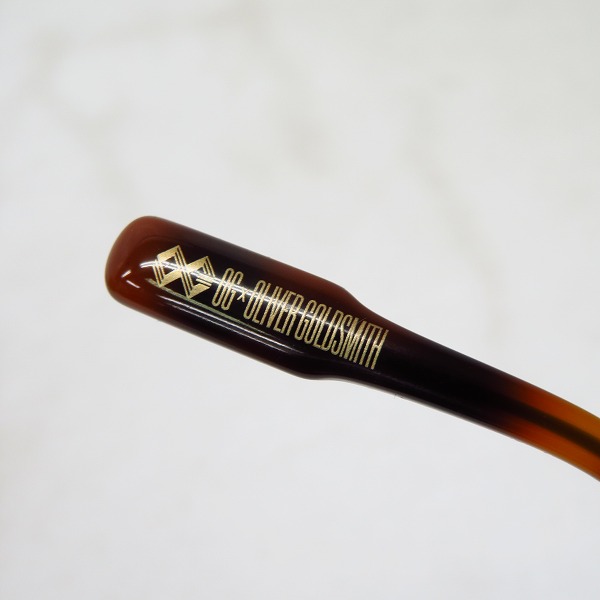 実際に弊社で買取させて頂いたOG×OLIVER GOLDSMITH/オージーバイオリバーゴールドスミス 眼鏡フレーム Key-2-013 の画像 3枚目