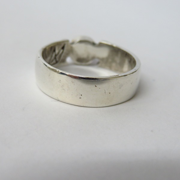 実際に弊社で買取させて頂いたCRAZY PIG DESIGNS/クレイジーピッグ 6MM WINGS RING アメジスト/20.5号の画像 3枚目