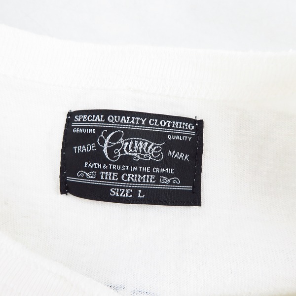 実際に弊社で買取させて頂いたCRIMIE/クライミー マリア プリント ロングスリーブ/長袖 ヘンリーネック カットソー/Tシャツ/ロンT Size：Lの画像 2枚目