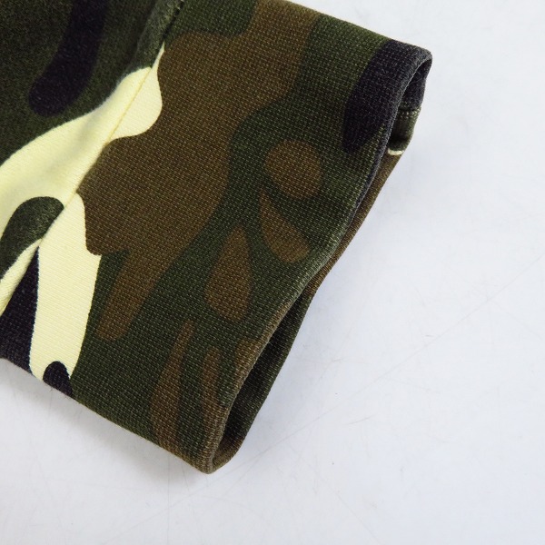 実際に弊社で買取させて頂いたHYDROGEN/ハイドロゲン 迷彩/カモ柄 スカル刺繍パーカー Sの画像 8枚目