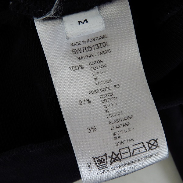 実際に弊社で買取させて頂いたGIVENCHY/ジバンシィ 18AW ヴィンテージ/ダメージ加工 ロゴプリントパーカー BW70513Z0L/Mの画像 2枚目