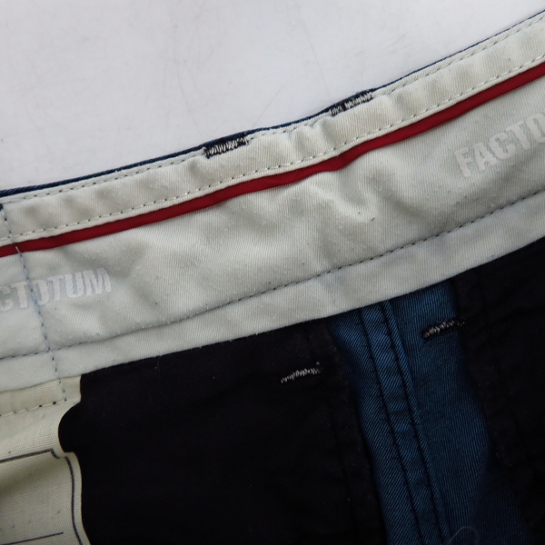 実際に弊社で買取させて頂いたFACTOTUM/ファクトタム ジッパーフライ ハーフパンツ/29の画像 7枚目