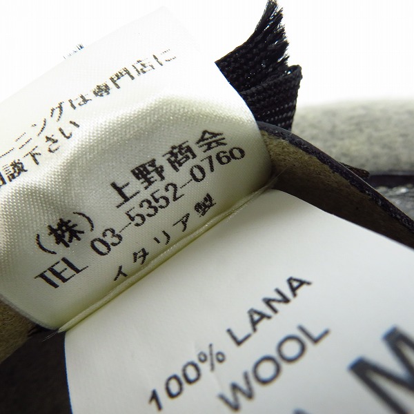 実際に弊社で買取させて頂いたHTC/ハリウッドトレーディングカンパニー ウール 中折れハット グレー/Mの画像 7枚目