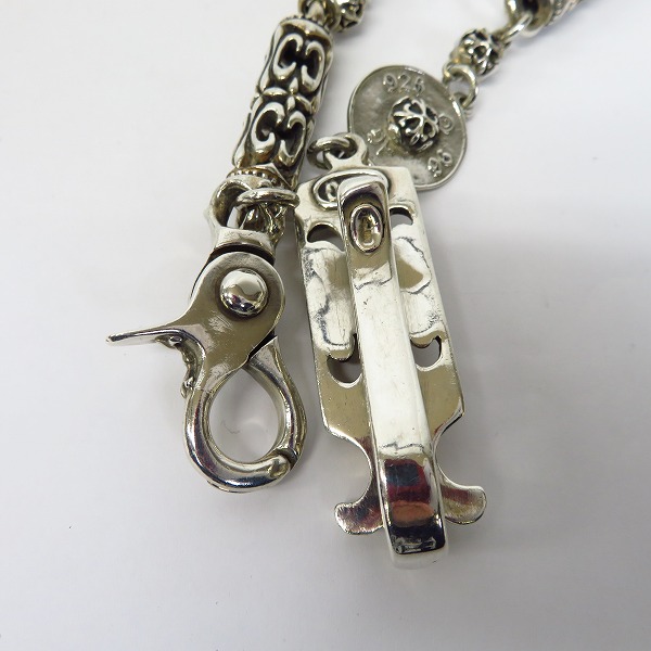 実際に弊社で買取させて頂いたA&G/エーアンドジー フレアクリップ シリンダーウォレットチェーン/6リンク 1クリップの画像 2枚目