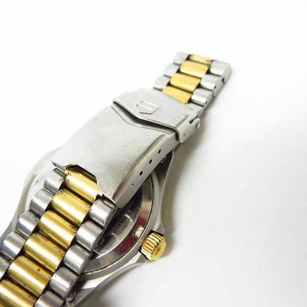 実際に弊社で買取させて頂いたTAG Heuer/タグホイヤー プロフェッショナル 2000シリーズ コンビ 974.013F【動作未確認】の画像 5枚目