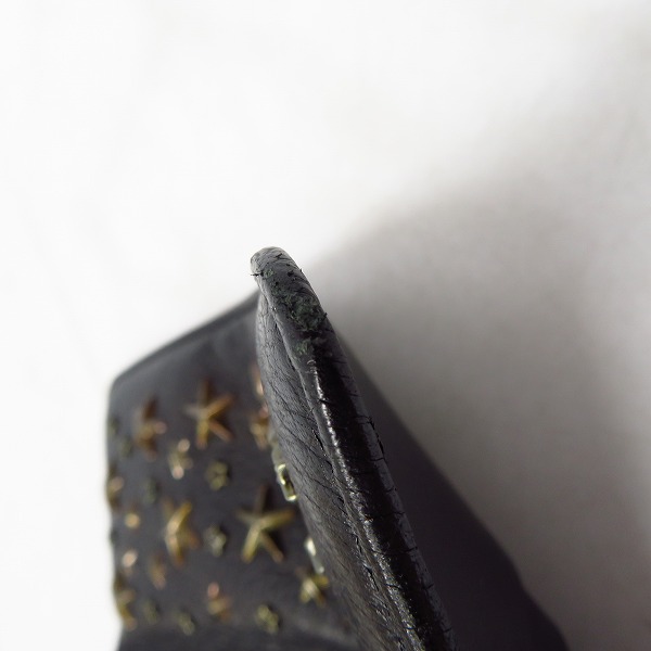 実際に弊社で買取させて頂いたJIMMY CHOO/ジミーチュウ スター スタッズ ロングウォレットの画像 8枚目